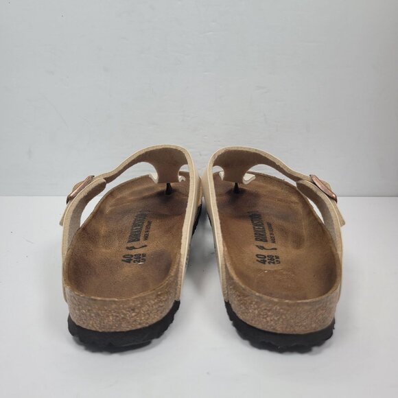 Birkenstock Women's Gizeh Birko Flor Thong Pearl White Sandal US Size 9 - Picture 4 of 9